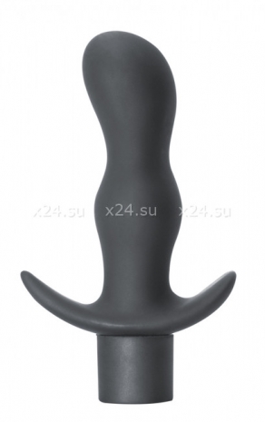 Анальная пробка с вибрацией Spice it up Satisfaction Dark Grey (7 режимов)