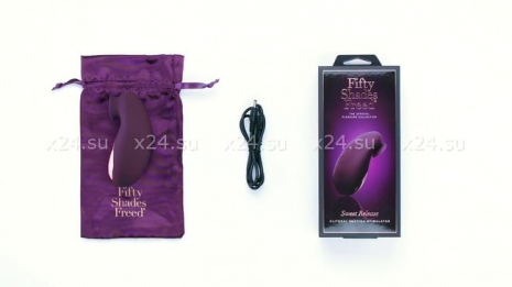Клиторальный стимулятор с эффектом посасывания и вибрацией Fifty Shades Freed Sweet Release