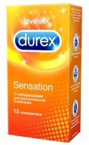 Презервативы с пупырышками DUREX SENSATION (12 шт)