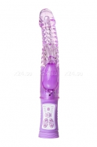 Ротационный вибратор с клиторальным зайчиком A-Toys High Tech Vibrator (8 режимов вибрации, 4 режима ротации)