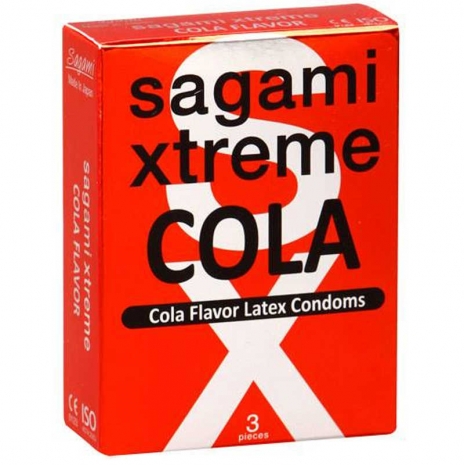 Презервативы Sagami Xtreme Cola 3 (аромат Кола)