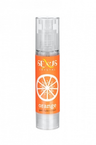 Гель-лубрикант на водной основе с ароматом апельсина Sexus Crystal Orange 60 мл