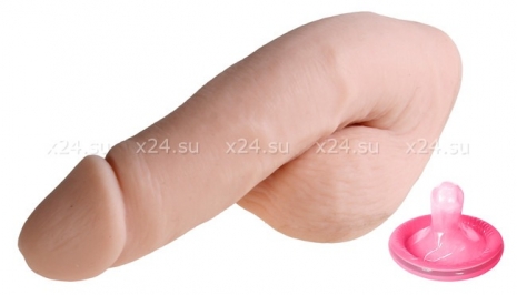 Большой мягкий фаллос для ношения Pink Limpy Large
