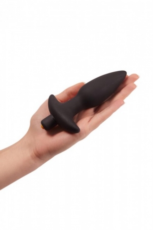 Анальная пробка с мини-вибратором Vibrating Butt Plug (7 режимов)