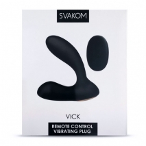 Массажер простаты с двумя моторами на дистанционном управлении VICK (7 + 5 режимов)