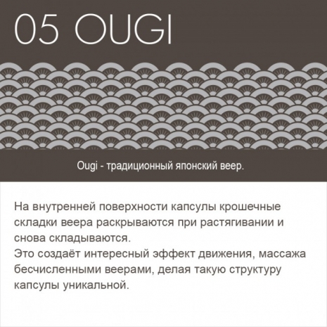 Мастурбатор нереалистичный CAPSULE 05 Ougi