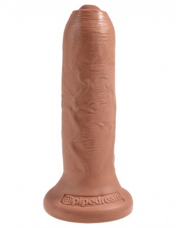 Фаллос на присоске с подвижной крайней плотью Uncut Cock 6''