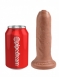 Фаллос на присоске с подвижной крайней плотью Uncut Cock 6''2