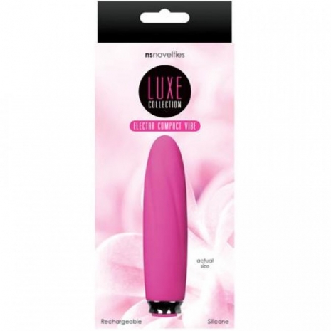 Перезаряжаемый вибратор Luxe Compact Vibe Electra Pink