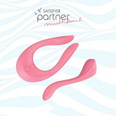 Многофункциональный массажер для пар Satisfyer Partner Multifun 2 (3 мотора, 10 режимов вибраций)