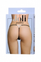 Трусики черные с украшением из страз Joli Gina, OneSize