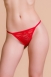 Трусики красные с сердечком и стразами Joli Lillian, OneSize2