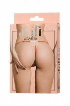 Трусики красные с нежным украшением из страз Joli Terri, OneSize