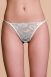 Трусики белые с нежным украшением из страз Joli Terri, OneSize2