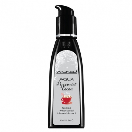 Съедобный лубрикант на водной основе Wicked Peppermint Cocoa 60 мл (вкус мятного какао)