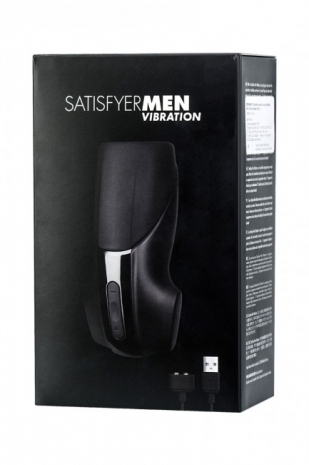 Мастурбатор с двумя моторами Satisfyer Men Vibration (11 режимов)