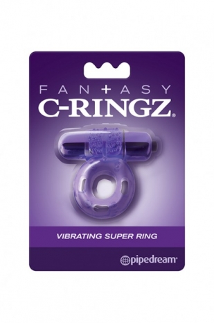 Эрекционное вибро-кольцо на пенис Vibrating Super Ring