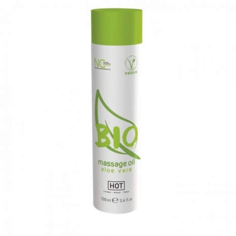 Массажное масло HOT BIO Massage Oil Aloe Vera с алое вера (100 мл)