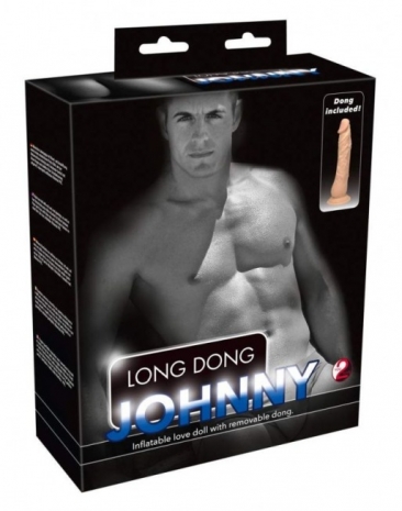 Голубоглазый брюнет с большим членом Long Dong Johny