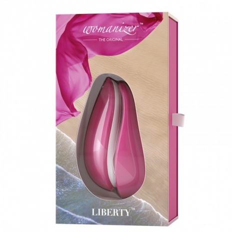 Перезаряжаемый вакуумный стимулятор клитора Womanizer Liberty (6 режимов)