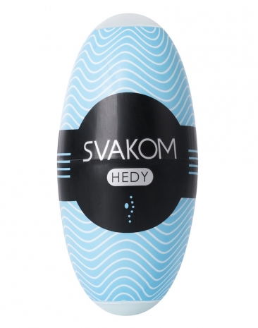 Многоразовый супер эластичный мини мастурбатор Svakom HEDY Blue
