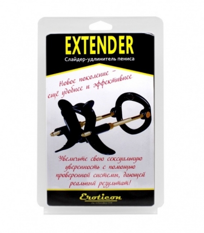 Черный удлинитель пениса Extender