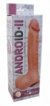 Длинный реалистичный фаллос на присоске ANDROID II 9'' (вторая кожа)