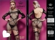 Эротическое платье с имитацией чулок Le Shali SL1