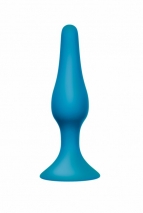 Узкая анальная пробочка на присоске Slim Anal Plug Large