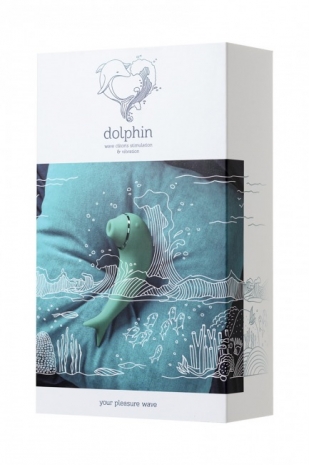 Вакуумный стимулятор клитора и вибратор DOLPHIN (2 мотора, 40 режимов, шумная работа)