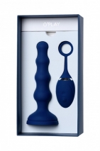 Анальная втулка на присоске и на дистанционном управлении WAVE (12 режимов)