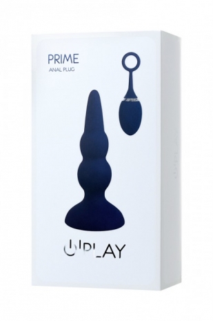 Анальная втулка на присоске и на дистанционном управлении PRIME (12 режимов)