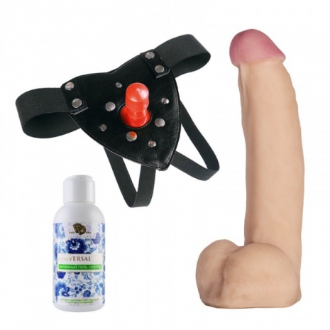 Комплект Harness (страпон-трусики с насадкой) Джага
