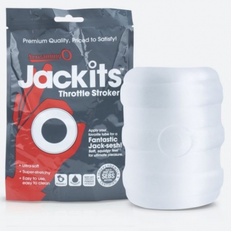 Нежный сквозной мастурбатор Jackits Throttle Stroker