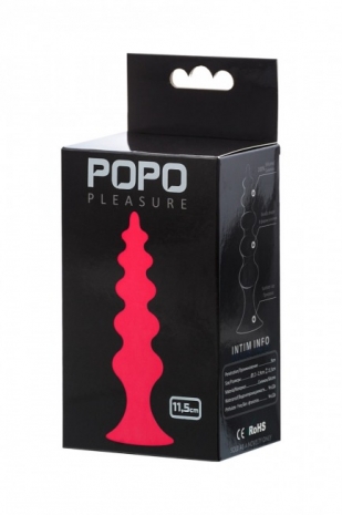 Анальная елочка на присоске POPO Pleasure