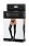 Черные эластичные чулочки Glossy XL (имитация винила)