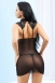 Комбинация с кружевным воротничком и атласным бантом Candy Girl Luscious SL2