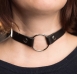 Чокер из натуральной кожи с кольцом Passion Belts0