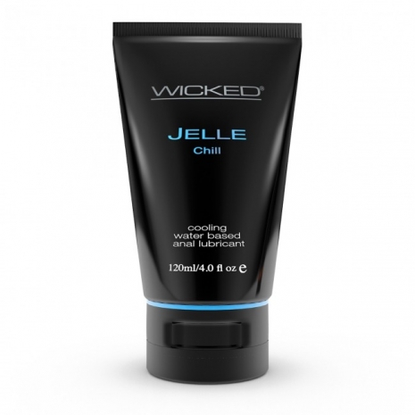 Анальный охлаждающий лубрикант на водной основе Wicked Jelle Chill (120 мл)