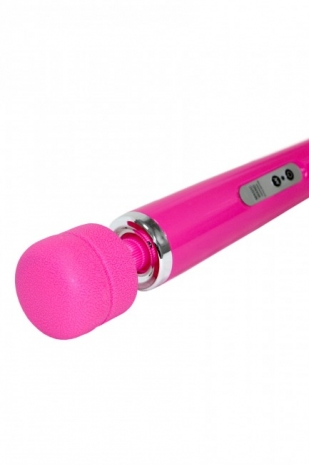 Розовый вибромассажер на проводе Magic Wand Massager (10 режимов)