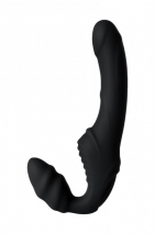 Перезаряжаемый мощный безремневой страпон Strapless Strap-on (3 мотора)