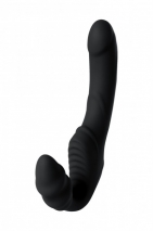 Перезаряжаемый мощный безремневой страпон Strapless Strap-on (3 мотора)