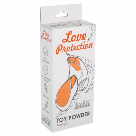 Ароматизированная пудра для игрушек Love Protection Манго (30 гр)