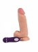 Небольшой реалистичный вибратор на присоске Real Dildo (10 режимов)0