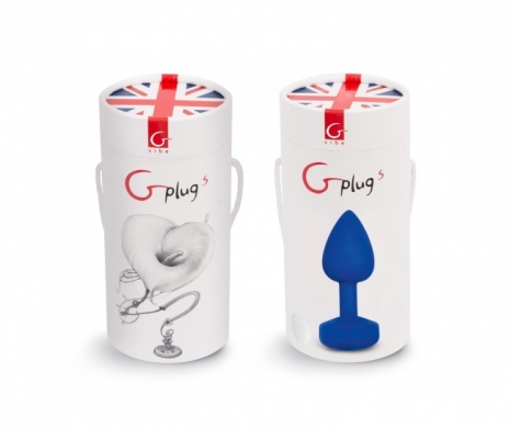 Маленькая анальная пробка с вибрацией на подзарядке Gvibe Gplug S (6 режимов)
