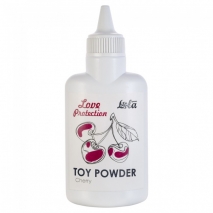 Ароматизированная пудра для игрушек Love Protection Вишня (30 гр)