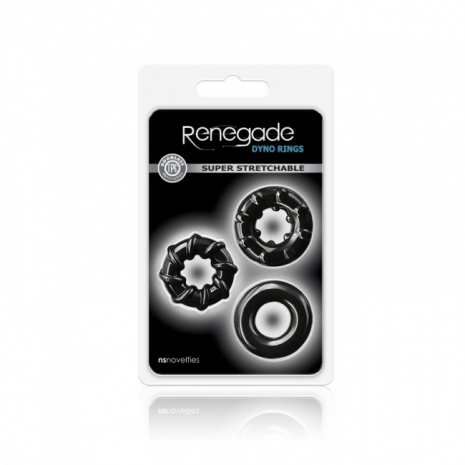 Набор эластичных эрекционных колец Renegade - Dyno Rings