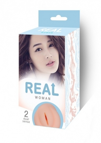 Матурбатор с рельефом внутри Real Woman Азиатка (вторая кожа)