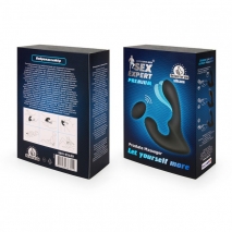 Массажер простаты на ДУ с эффектом движения Prostate Massager Premium (9 реж. вибрации, 9 реж. сгибания)