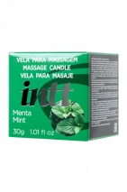Массажная свеча для поцелуев INTT Mint с ароматом мяты (30 мл)